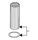 2781800009 - Engine: Engine Oil Filter Element for Mercedes-Benz Image