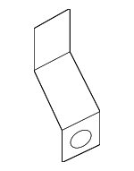 41009626981 - Body: Reinforced Beam Lower Bracket for BMW: iX Image