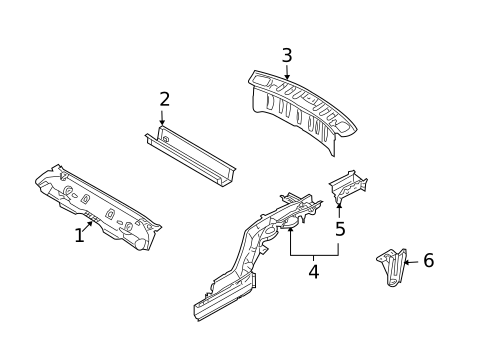 Floor Center Member for 2006 INFINITI FX35 #0