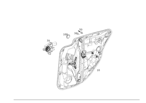 Window Lifter for 2017 Mercedes-Benz GLC43 AMG #0