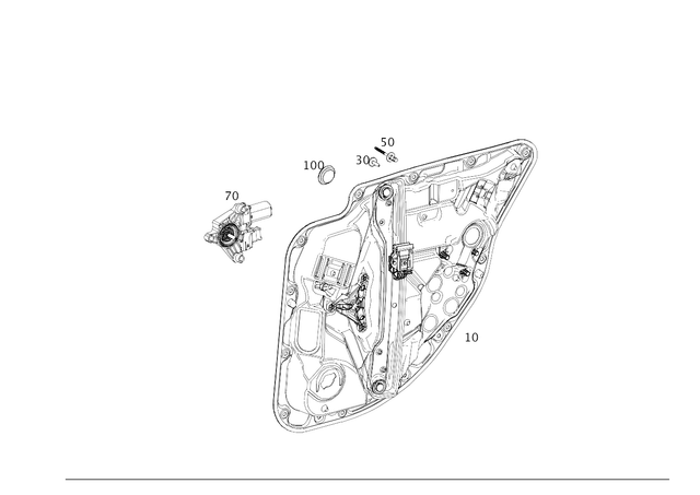213906060228 - Rear Doors: Gear Motor for Mercedes-Benz Image image
