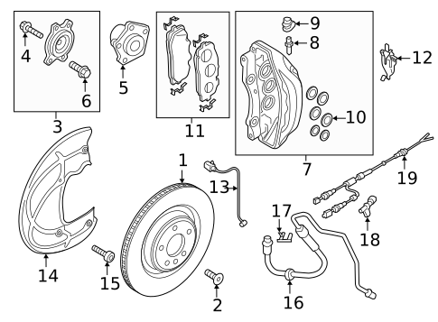 Front Brakes for 2023 Audi S4 #0