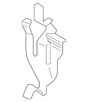 4M0615269B - Brakes: Disc Brake Anti-Rattle Clip for Audi Image