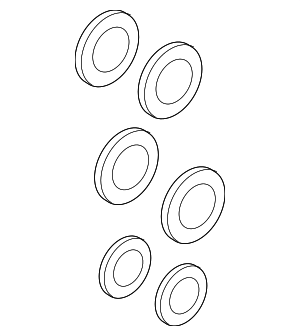 4N0698671A - Brakes: Disc Brake Caliper Seal Kit for Audi Image