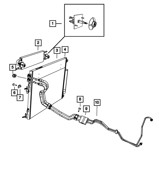 68003499AA - Cooling: Screw for Mopar Image