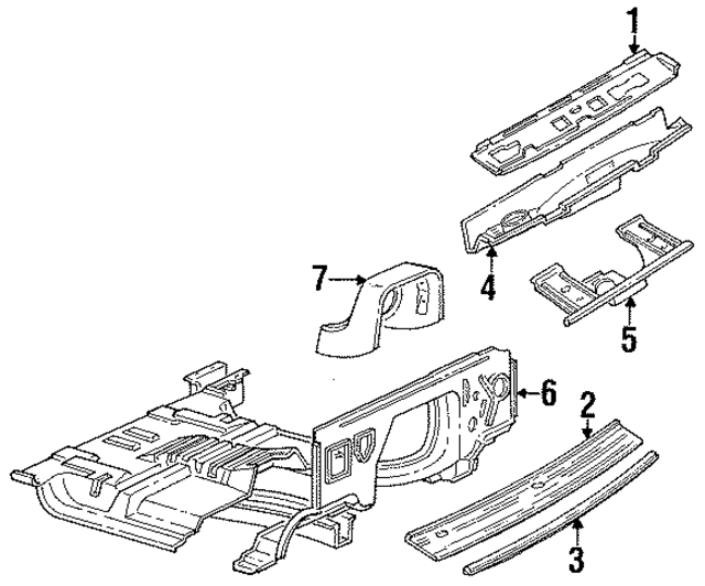 F19Z1102012A - Body: Cowl for Ford Image