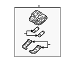 928101W000DCM - Body: Map Lamp Assembly for Kia Image