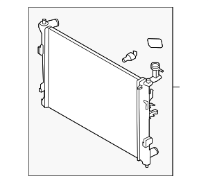 253101M020 - : Radiator Assembly for Kia: Forte, Forte Koup Image