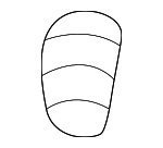 90601S84A01 - Body: Hood Prop Rod Grommet for Honda Image image