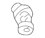 74134SH0A01 - Body: Release Cable Grommet for Honda: Accord, Civic, Civic del Sol, CR-V, Insight, Odyssey, Pilot, Prelude, Ridgeline, S2000 Image