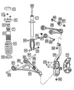 68047320AC - Front Suspension: Pivot Bushing, Right for Mopar Image