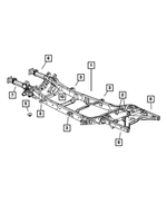 68025181AA - : Chassis Frame for Mopar Image