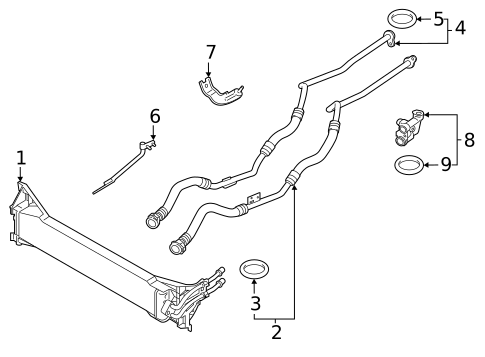 Trans Oil Cooler for 2021 BMW X4 #0