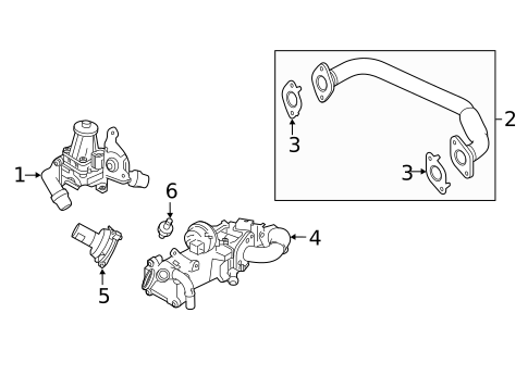 EGR & Related Components for 2018 Land Rover Range Rover Velar #0