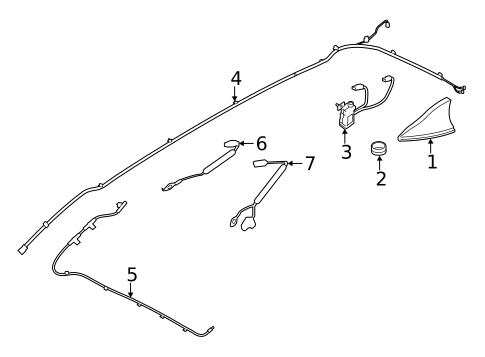 Antenna & Radio for 2017 Kia Forte #0