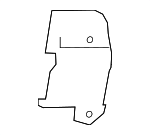 39111TL0G50 - : Radio Chassis Bracket for Acura Image