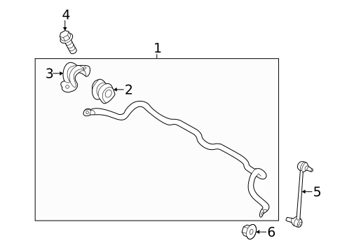 Stabilizer Bar & Components for 2021 Kia Rio #0