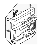 PC3Z6027411CA - Body: Door Trim Panel for Ford Image