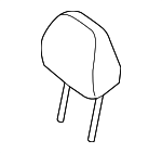 887003Y000PBS - Body: Headrest for Hyundai: Elantra Image