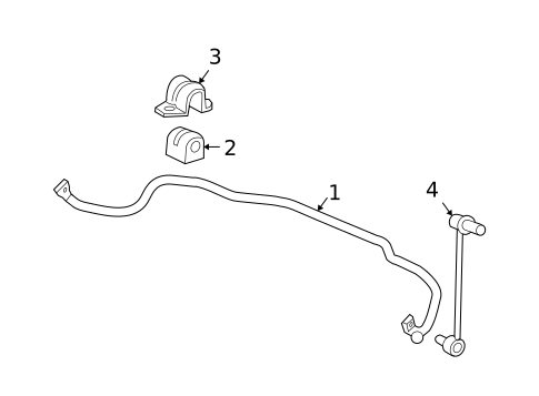 Stabilizer Bar & Components for 2008 Chevrolet Uplander #0
