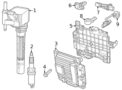 Ignition Coil for 2023 Jeep Wagoneer #0