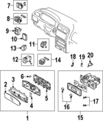 8973951080 - : Cruise Switch for Isuzu Image