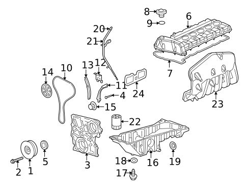 Valve Train Components for 2006 Isuzu Ascender #0