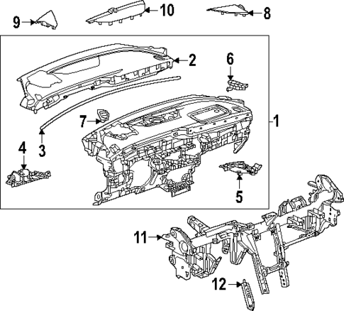 Instrument Panel for 2024 Buick Envision #0