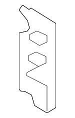17117575247 - Belts &amp; Cooling: Radiator Support Bracket for BMW Image