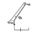 6221152050B0 - Body: Windshield Pillar Trim for Toyota Image