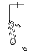 6241152090B0 - Body: Upper Center Pillar Trim for Toyota Image