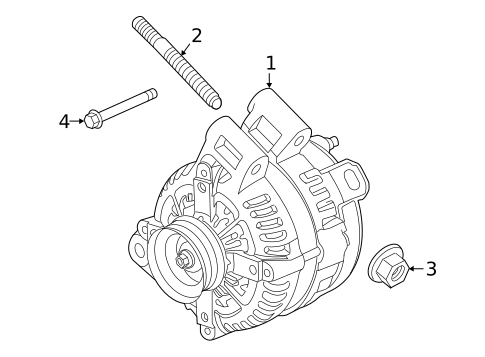 Alternator for 2017 GMC Acadia #0