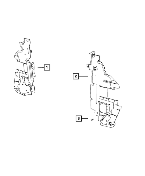 Radiator and Related Parts; Charge Air Cooler for 2020 Dodge Journey #2
