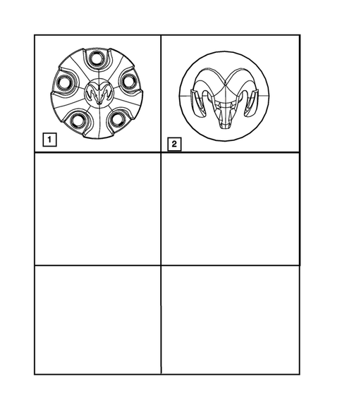 Wheel Covers and Center Caps for 2010 Dodge Ram 1500 #0