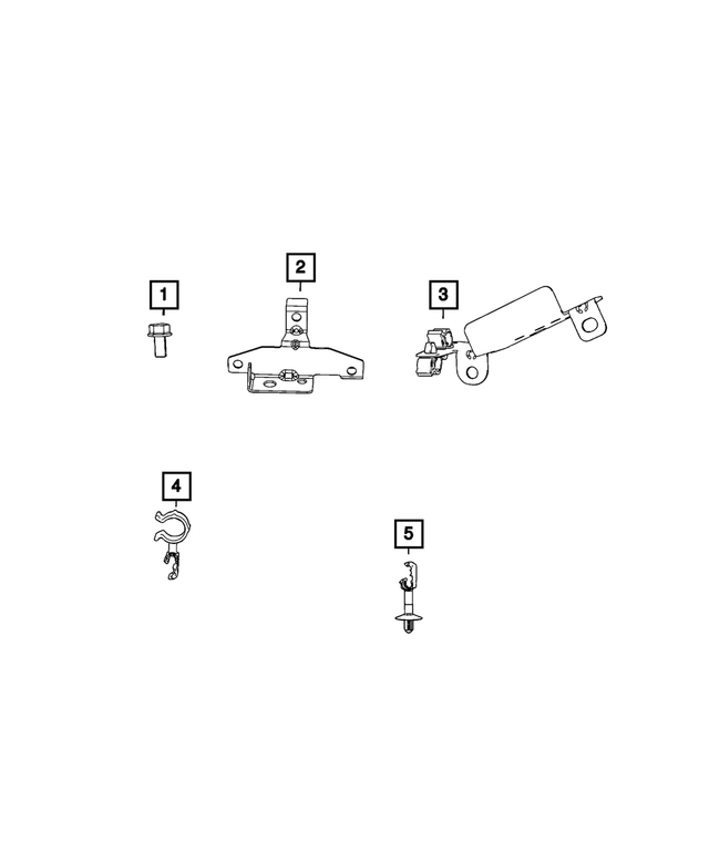 68161550AE - Electrical: Oxygen Sensor Bracket for Ram: 1500, 1500 Classic Image