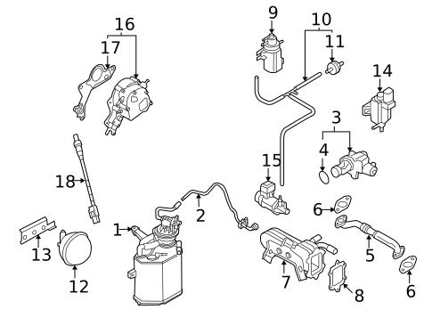 Emission Components for 2006 Volkswagen Beetle #0