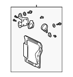 12494777 - Electrical: Mount Kit for Buick: Rendezvous | Pontiac: Aztek Image