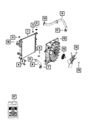 68050199AA - Cooling: Radiator Isolator for Mopar Image