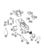 5YJ81LXHAA - Interior Trim: Gear Shift Indicator Bezel for Mopar Image