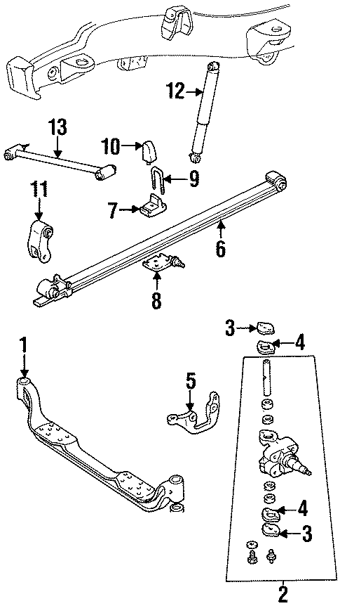 Suspension Components for 1991 Chevrolet K2500 Pickup #3