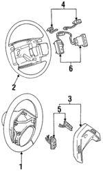 E5TZ13A805G - Steering: Switch Assembly for Ford: Aerostar, Ranger Image
