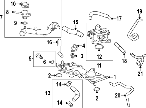 Hoses & Pipes for 2024 Subaru Crosstrek #0