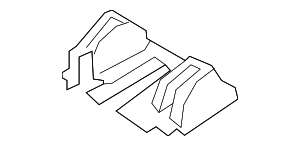 GL1Z7863389EA - Body: Seat Track Cover for Ford Image