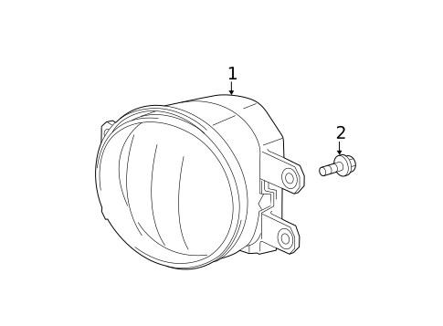 Fog Lamps for 2016 Lexus ES350 #0