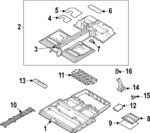 32402045 - Electrical: Upper Cover for Volvo: C40 Recharge, EC40, XC40 Recharge Image