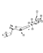 52124044AA - Exhaust: Exhaust Support Isolator for Mopar Image