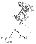 6508720AA - Brakes: Brake Tube Clip for Mopar Image