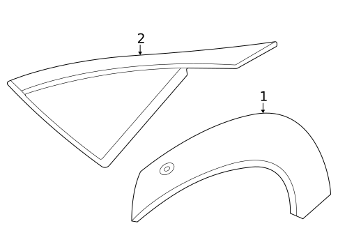 Exterior Trim - Quarter Panel for 2023 Nissan ARIYA #0