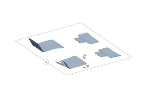 Floor Mats for 2025 Mercedes-Benz GLC63 AMG S E Performance #0