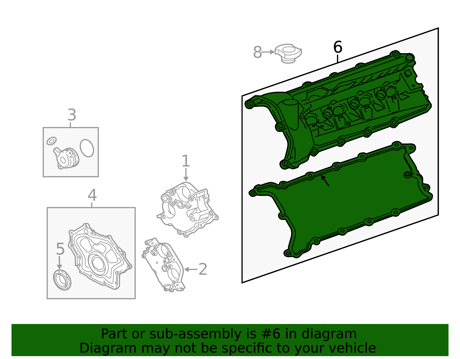 2013-2023 Jaguar Valve Cover AJ814003 | OEM Parts Online